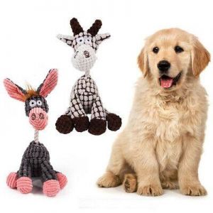 Dogs needs - מוצרים שימושיים לכלב צעצועי לעיסה ונשיכה לכלבים צעצוע לעיסה רך לכלבים, מצפצף ועמיד בנשיכה אגרסיבית 