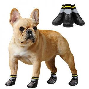 Dogs needs - מוצרים שימושיים לכלב בגדים לכלבים ארבע יחידות גרביים נעליים מגפיים מונעות החלקה לכלב