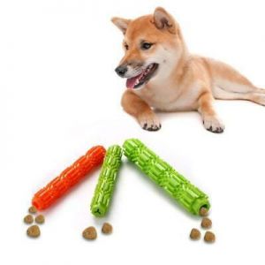 Dogs needs - מוצרים שימושיים לכלב צעצועי האכלה לכלבים ומשחקי אוכל צעצוע נשיכה וניקוי שיניים לכלב עם מקום לחטיפים המשתחררים תוך כדי משחק